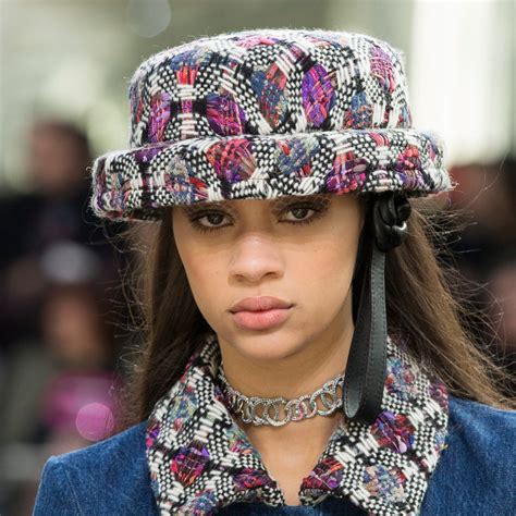 chanel style boater hat|Chanel coco hat.